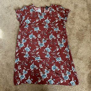 Forever 21 T-Shirt Dress Floral